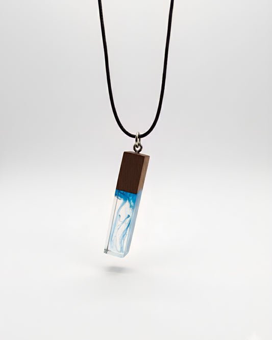 ME ART Walnut & Epoxy Necklace – Basic Design